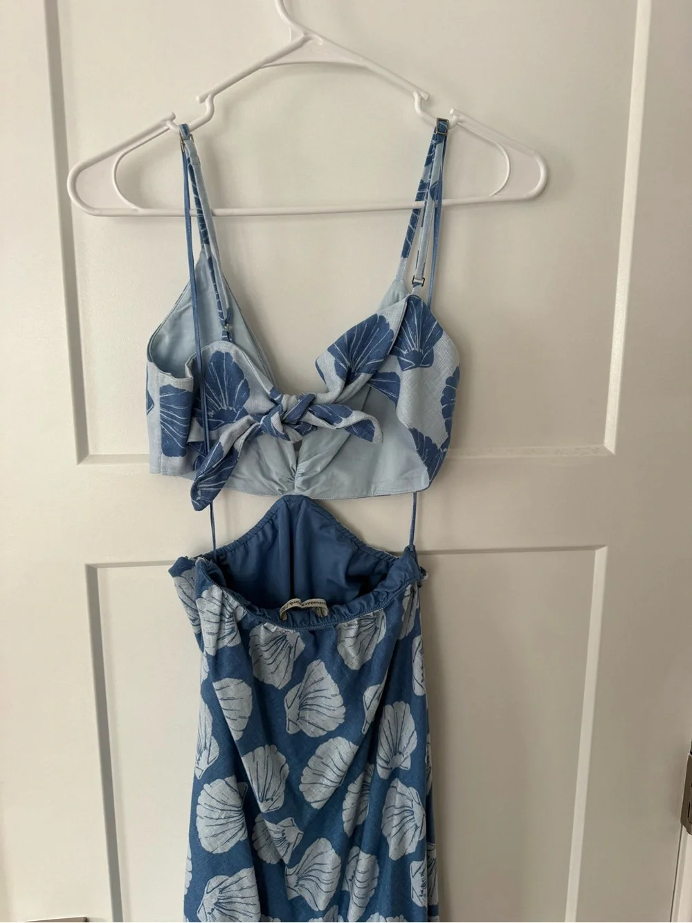Abercrombie & Fitch Light Blue Shell Print Dress